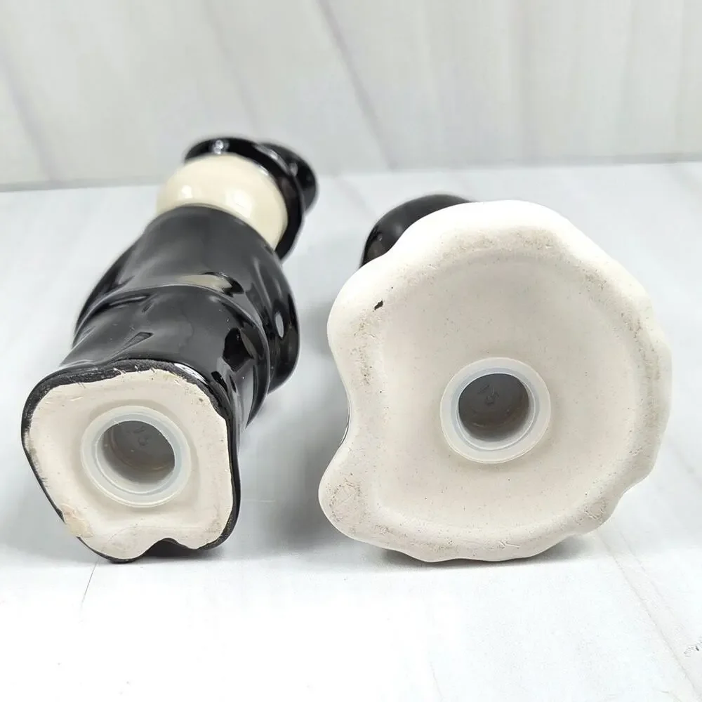 Day of the Dead Wedding Salt & Pepper Shakers Sugar Skull Bride Groom Ceramic
